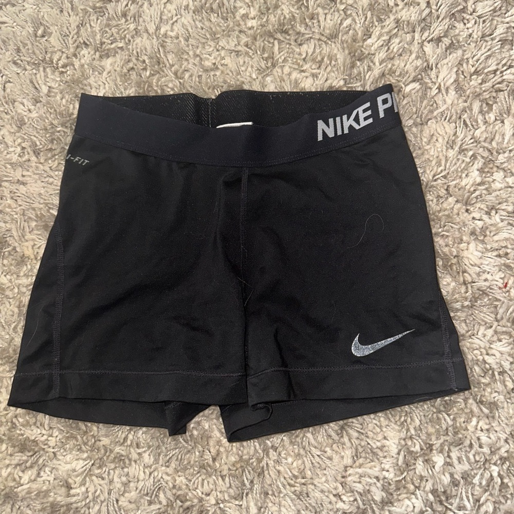 Nike Women's Black Dri-FIT Shorts